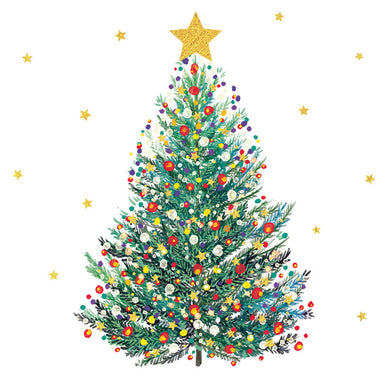 Bright Fir Tree Christmas cards - Pack of 10