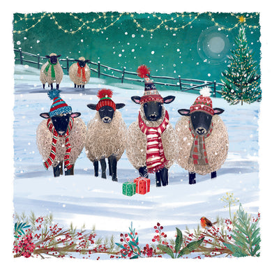Warm Winter Woollies Christmas cards - Pack of 10