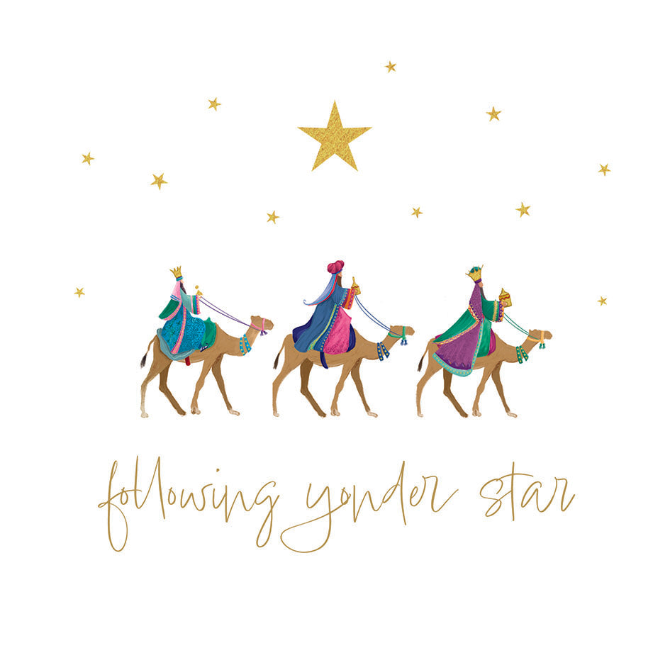 Follow the Star Christmas cards - Pack of 10