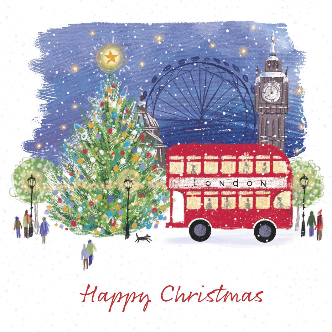 Christmas in London Christmas cards, Pack of 10