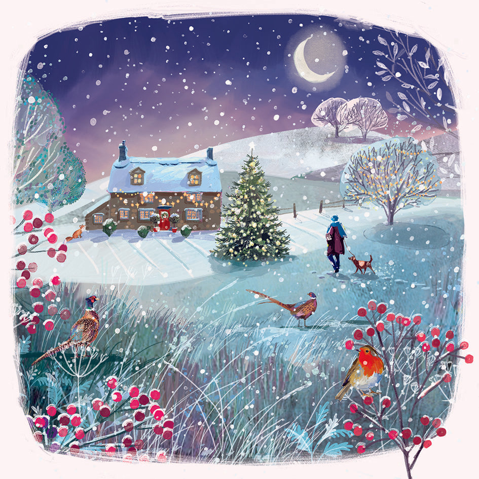 A Christmas Walk Christmas cards - Pack of 10