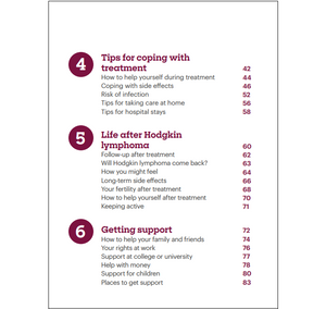 Hodgkin lymphoma booklet and download