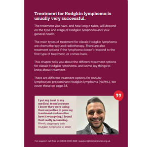 Hodgkin lymphoma booklet and download