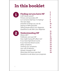 Myelofibrosis (MF) booklet and download