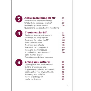 Myelofibrosis (MF) booklet and download