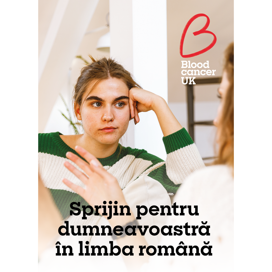 Romanian information and support leaflet – Blood Cancer UK Shop