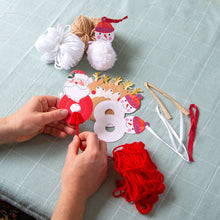 Load image into Gallery viewer, Make Your Own Christmas Pompom Decorations