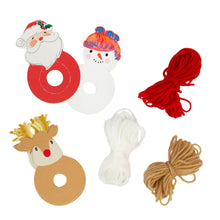 Load image into Gallery viewer, Make Your Own Christmas Pom Pom Decorations - 6 Pack