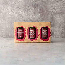 Load image into Gallery viewer, Gourmet Chuckling Chutney &amp; Chilli Jam Gift Pack