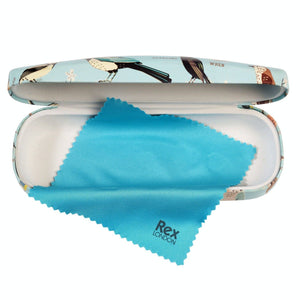 Glasses Case & Cleaning Cloth - Garden Birds