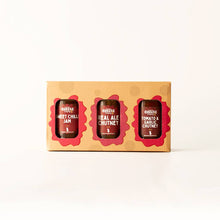 Load image into Gallery viewer, Gourmet Chuckling Chutney &amp; Chilli Jam Gift Pack