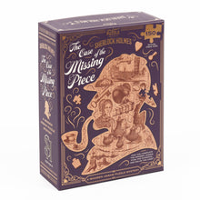 Load image into Gallery viewer, The Case of the Missing Piece - Sherlock Holmes Wooden Puzzle