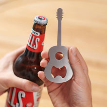 Load image into Gallery viewer, Solid Steel Guitar Bottle Opener