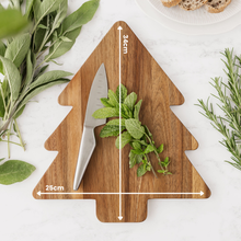 Load image into Gallery viewer, Charcuterie Tree Acacia Serving Board - Natural