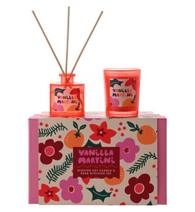 Vanilla Candle & Diffuser Set