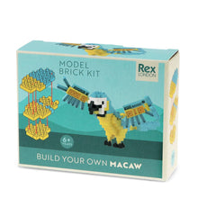 Load image into Gallery viewer, Build your own animal model brick kit - Macaw