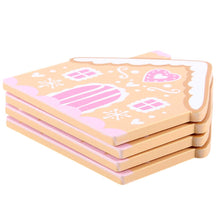 Load image into Gallery viewer, Gingerbread House Christmas Coaster Set