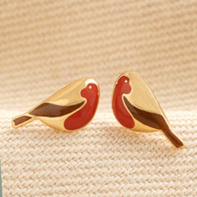 Load image into Gallery viewer, Robin Stud Earrings in Gold
