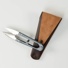 Load image into Gallery viewer, Gardener's Essentials Steel Snips in Vegan Leather Pouch