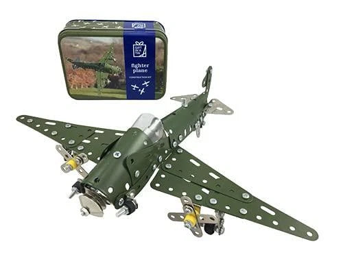 Fighter Plane Construction Kit in a Tin