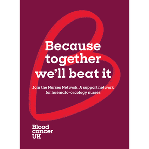 Nurses Network flyer by Blood Cancer UK