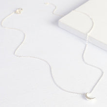 Load image into Gallery viewer, Crescent Moon Necklace in Silver