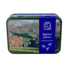 Load image into Gallery viewer, Fighter Plane Construction Kit in a Tin