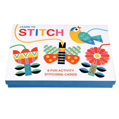 Learn to stitch cardboard activity