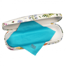 Load image into Gallery viewer, Wild Flowers glasses case with handy cleaning cloth