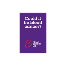 Load image into Gallery viewer, Blood cancer symptoms guide from Blood Cancer UK