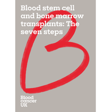 Load image into Gallery viewer, Blood stem cell and bone marrow transplants: the seven steps booklet from Blood Cancer UK