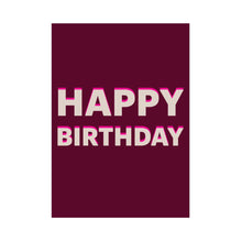 Load image into Gallery viewer, Personalised Happy Birthday Card