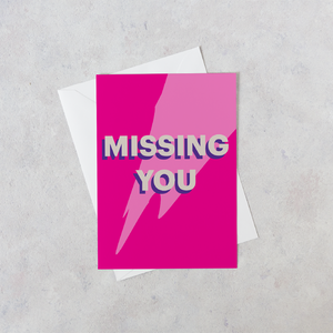 Personalised Missing You Card