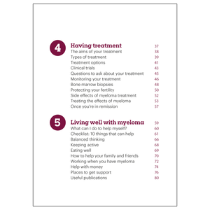 Myeloma booklet and download