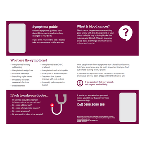 Blood cancer symptoms and questions for your doctor