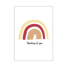Load image into Gallery viewer, Personalised Rainbow Thinking of you Card
